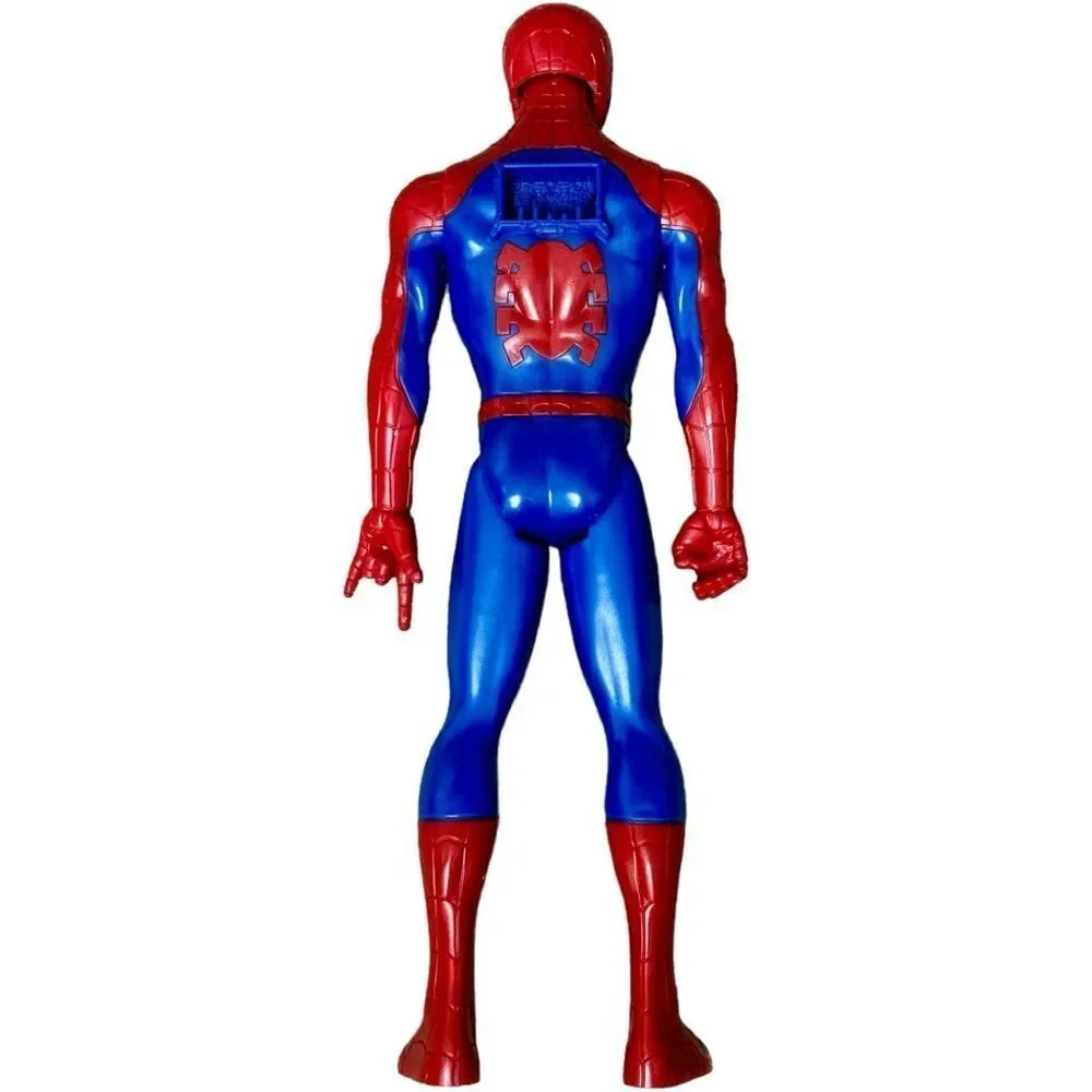 Spider-Man Marvel Titan Hero Series 12 Inch Res & Blue Action Figurine Toy.